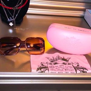 NWOT Juicy Couture Pink Ombrey Sunglasses